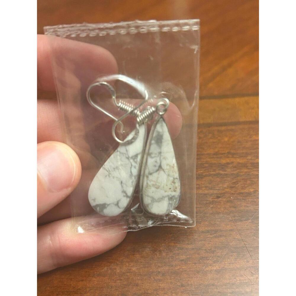 Earrings 925 sterling silver natural gemstone dangle earrings o16
